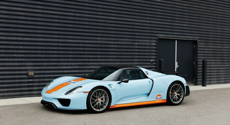 Porsche 918 : voici l'une des deux seules "Gulf Edition"