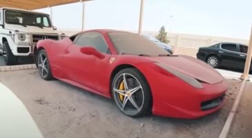 Supercars abandonn&eacute;es d&eacute;sert Duba&iuml; 2024
