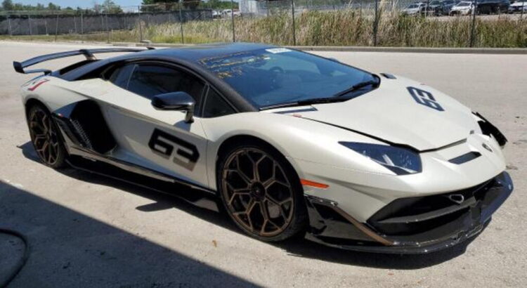 Lamborghini Aventador SVJ accidentée : qui osera la racheter ?