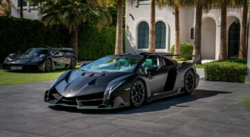 Lamborghini Veneno Roadster ench&egrave;res