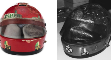 Niki Lauda casque F1 1976 N&uuml;rburgring ench&egrave;res 2024