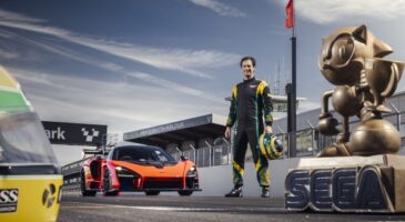 Bruno Senna Ayrton Senna McLaren Senna Donington 2024 record tour vid&eacute;o