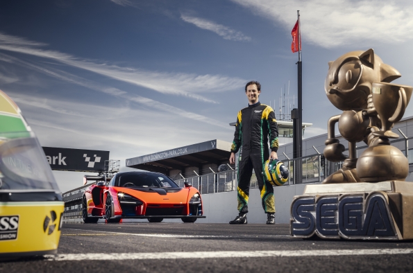 Bruno Senna Ayrton Senna McLaren Senna Donington 2024 record tour vidéo