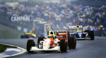 Ayrton Senna McLaren MP4/8 Imola Sebastian Vettel 2024