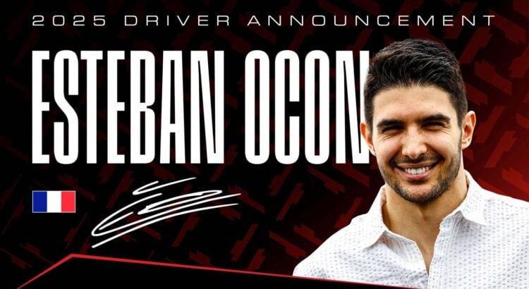 F1 - Esteban Ocon rejoint le Haas F1 Team en 2025