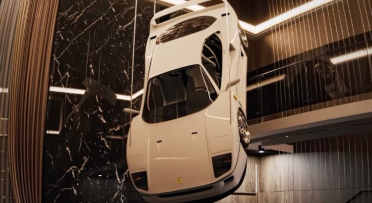 Il transforme une Ferrari F40... en lustre pour salon ! (+ vidéo)
