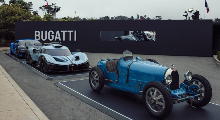 Bugatti : des modèles mythiques honorés à la "Monterey Car Week" 2024