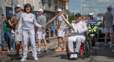 Fabrice Dubois Handikart Flamme Paralympique 2024