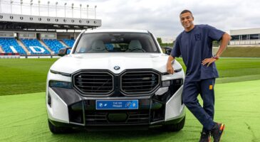 Kylian Mbapp&eacute; nouvelle BMW XM Real Madrid 2024