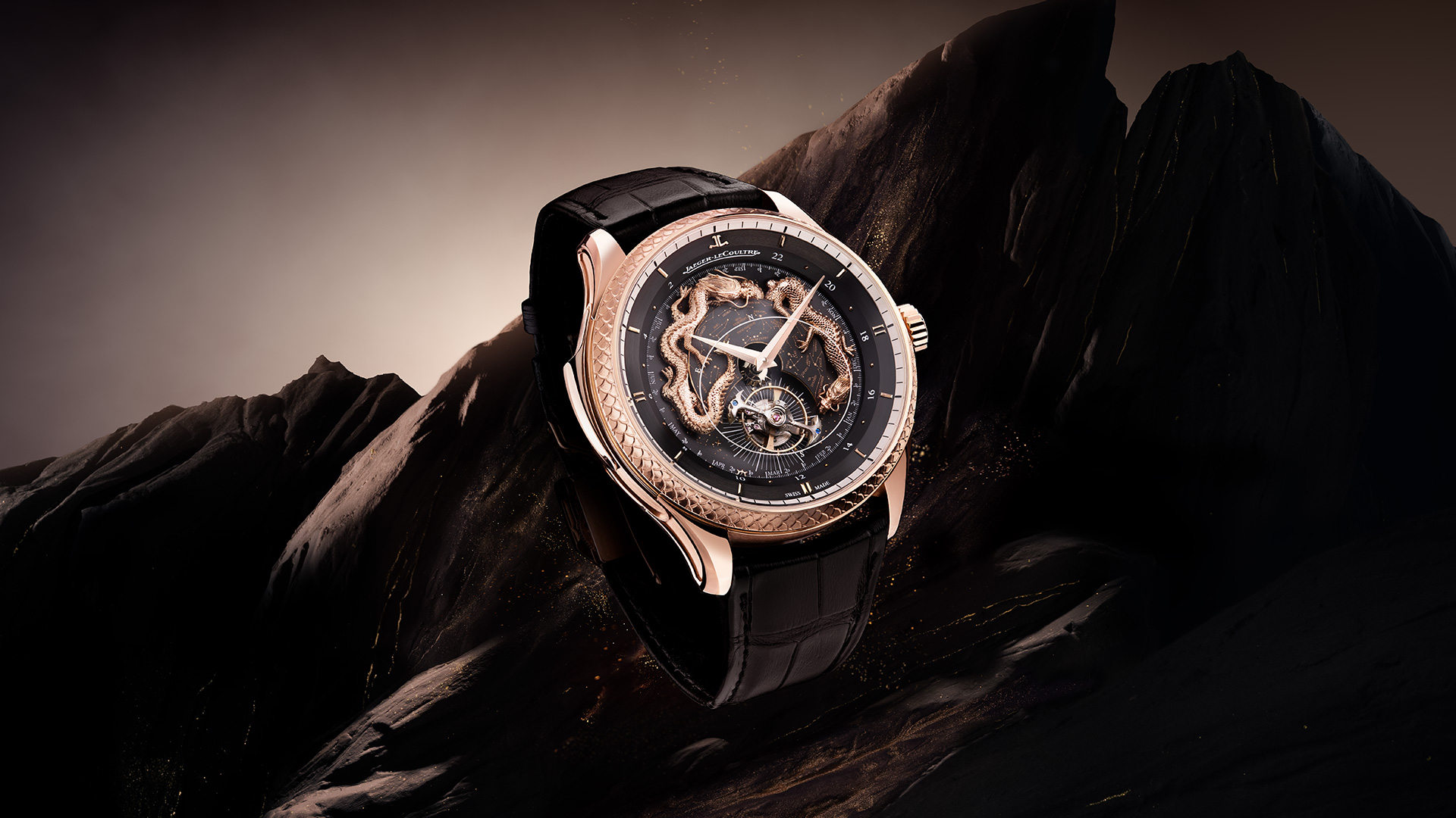 Un écrin en édition ultra limitée pour le Calibre 945 de la maison suisse avec cette Master Hybris Artistica "Dragon"