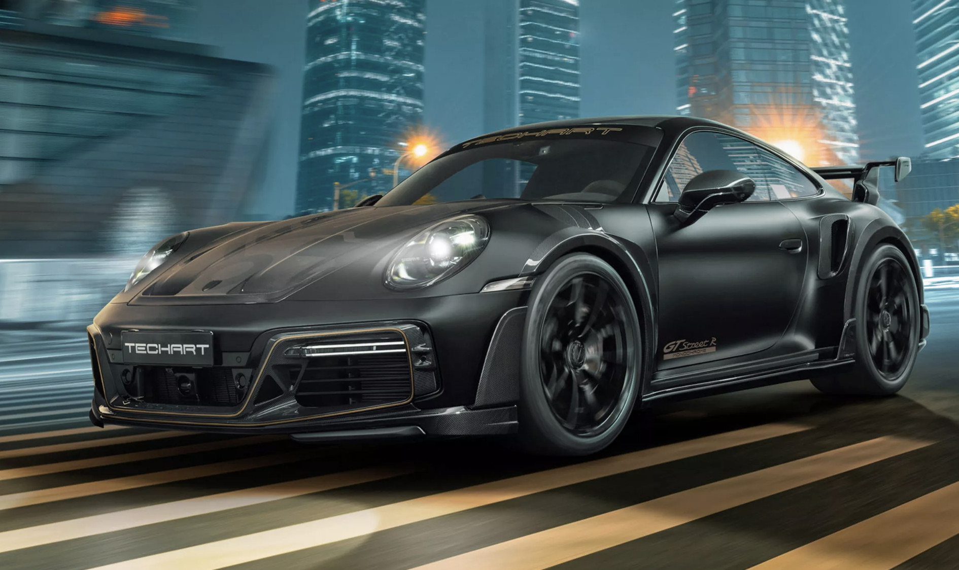 Porsche 911 Turbo S Techart 50 ans