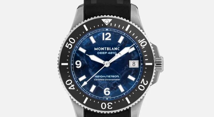 Montblanc Iced Sea 0 OxygenDeep 4810 : étanche jusqu'à 4810m !