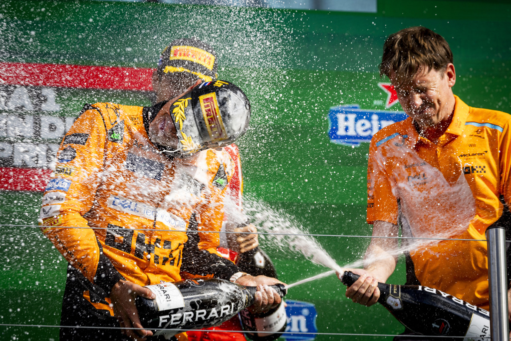 F1 Champagne LVMH retour podiums 2025