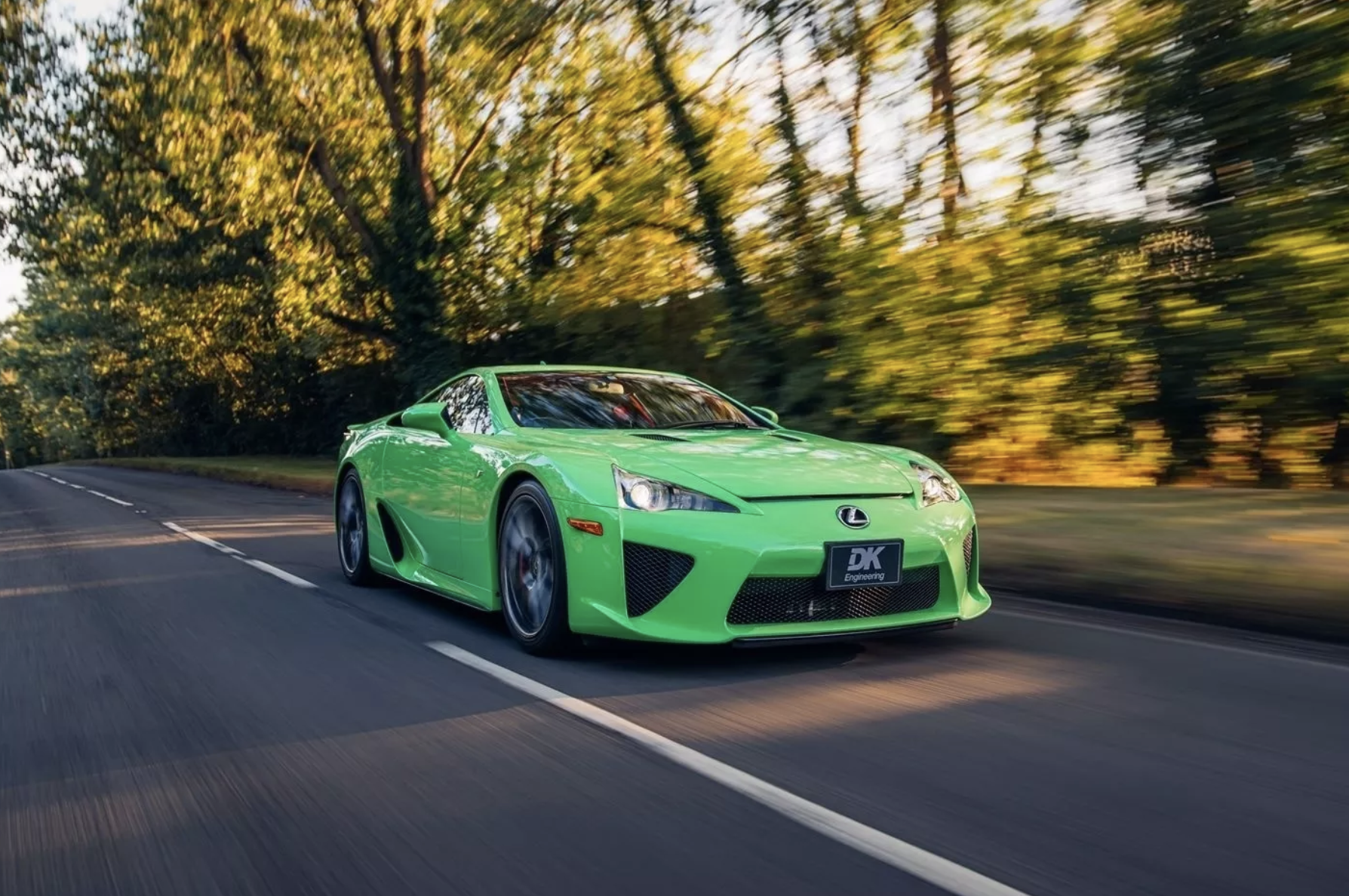 Lexus LFA vert fluo