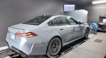 BMW M5 puissance banc d'essai