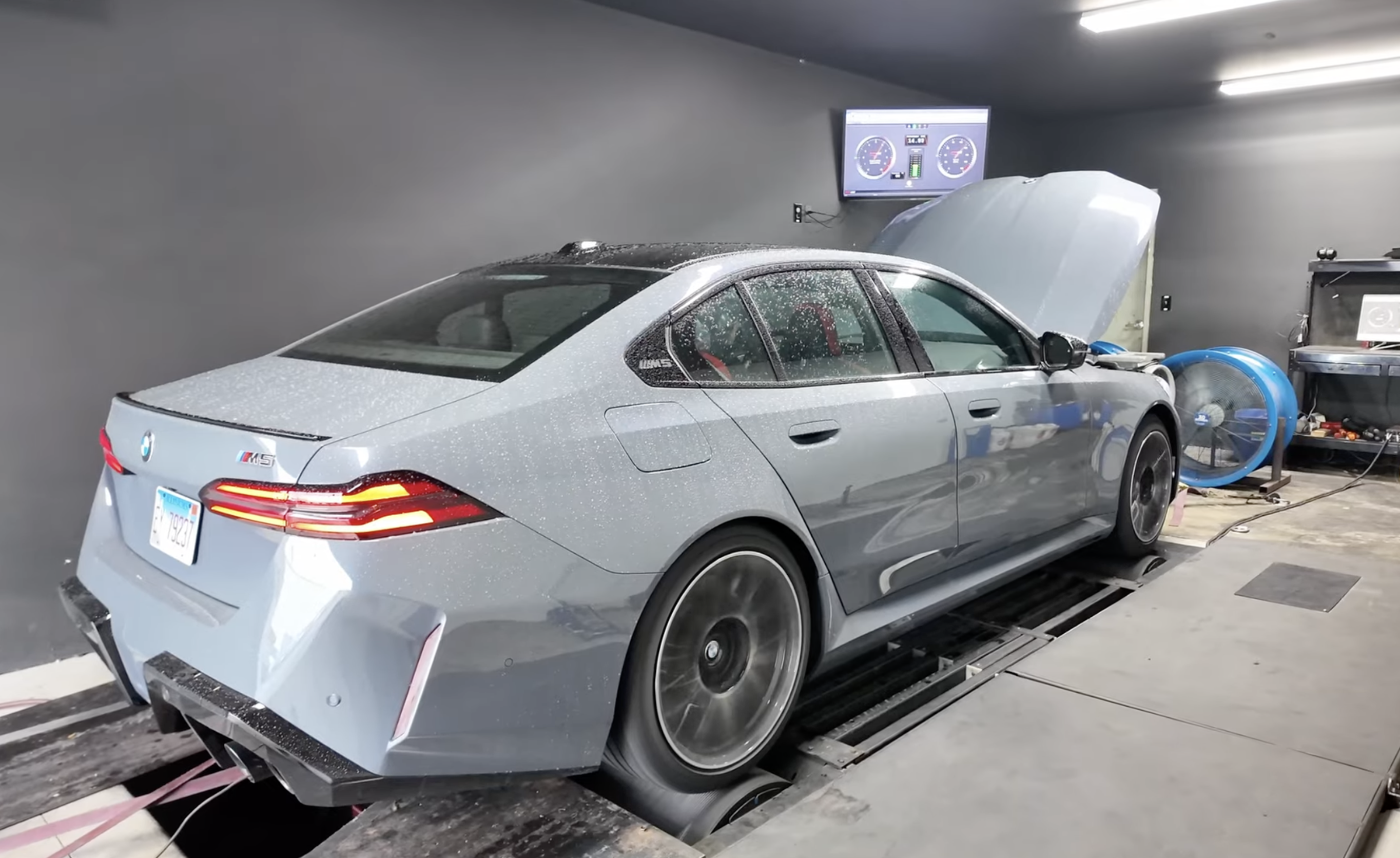 BMW M5 puissance banc d'essai