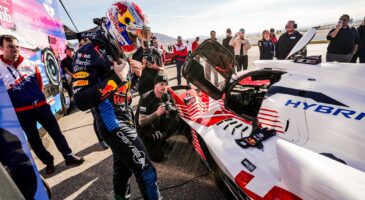 Max Verstappen Le Mans test Acura GTP hypercar vid&eacute;o las vegas 2024