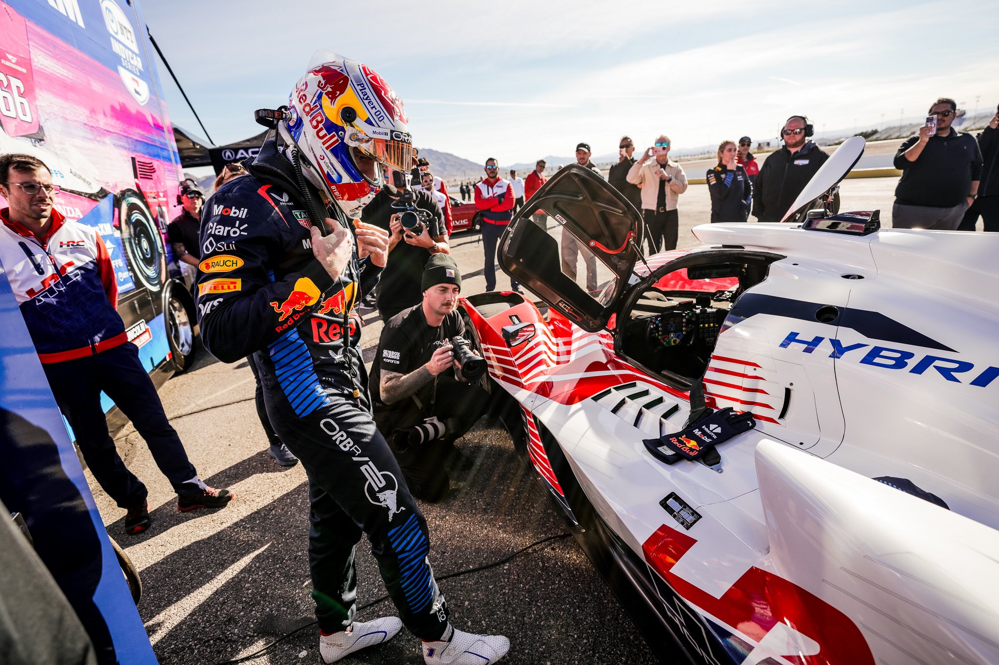Max Verstappen Le Mans test Acura GTP hypercar vidéo las vegas 2024