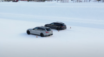 BMW M3 Touring vs Audi RS4 Avant neige