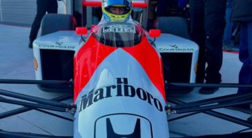 Fernando Alonso McLaren MP4/5B 1990 Ayrton Senna Aragon Espagne vid&eacute;o 2024