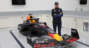 Max Verstappen Red Bull Racing simulateur course F1