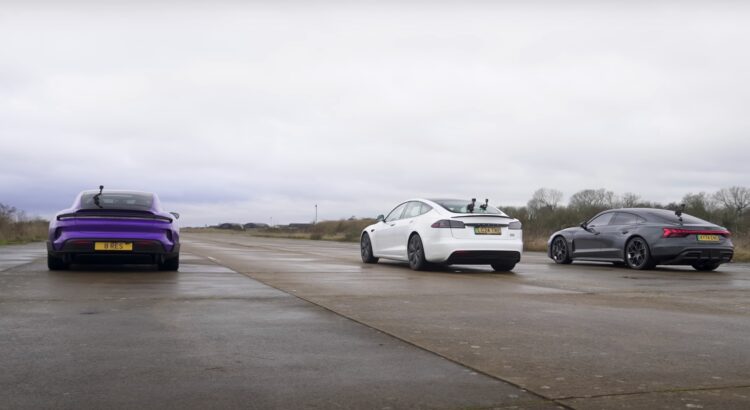 Porsche Taycan Turbo GT et Audi RS : font-elles le poids contre une Tesla ? (vidéo)