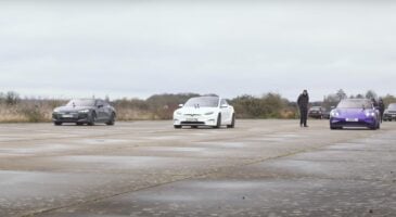 Porsche Taycan Turbo GT Audi RS Tesla Model S Plaid vid&eacute;o 2025