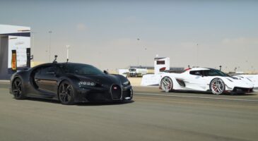 Bugatti Chiron Super Sport Koenigsegg Jesko Attack vid&eacute;o