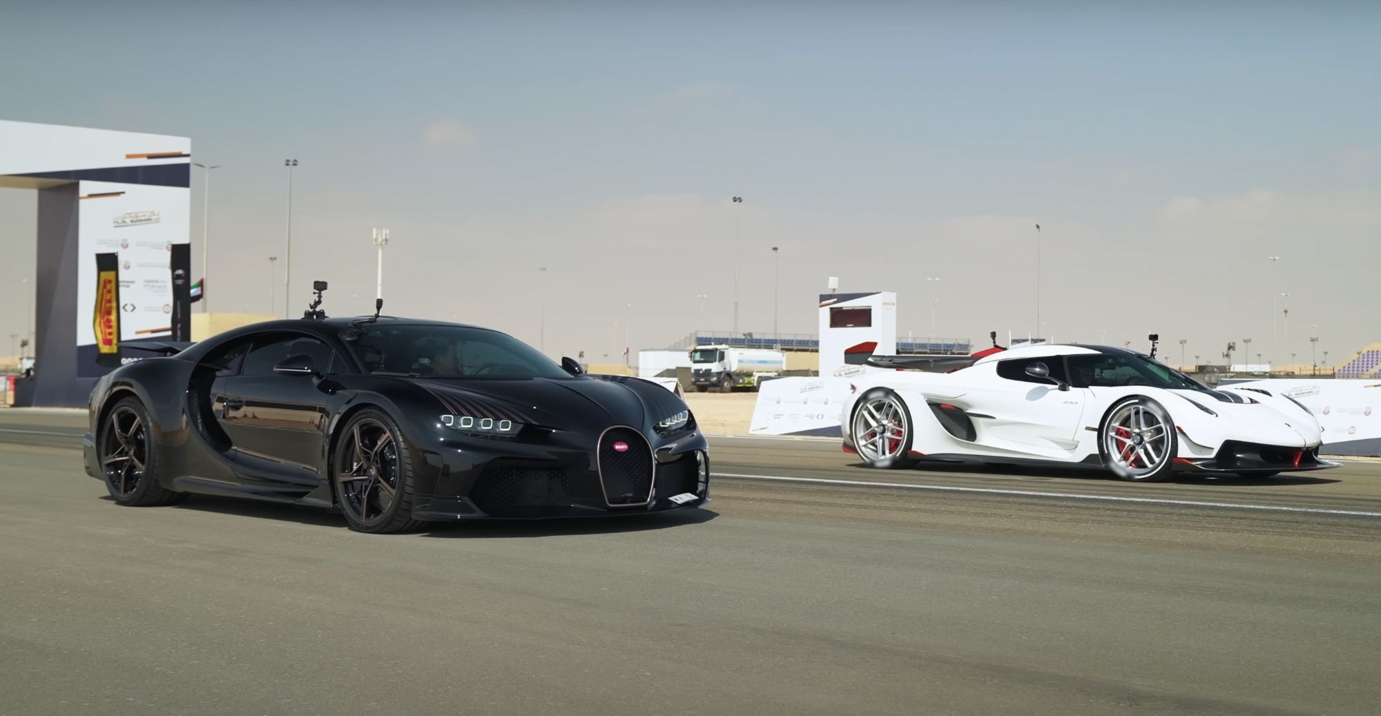 Bugatti Chiron Super Sport Koenigsegg Jesko Attack vidéo