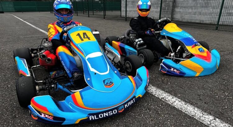 De la F1 au kart, Fernando Alonso fait parler la poudre ! (+ vidéo)