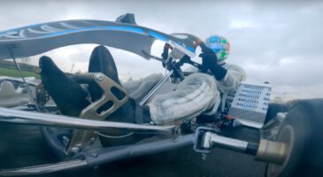 Andrea Kimi Antonelli Karting Mercedes-AMG F1 Argenti Motorsport vid&eacute;o Whilton Mill Angleterre 2025