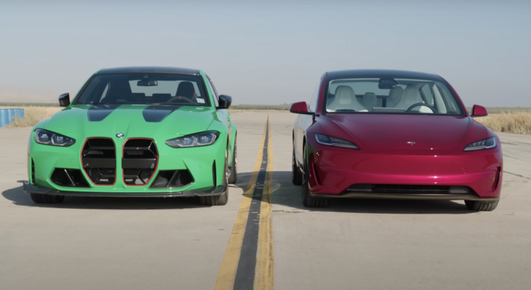 Tesla Model 3 Performance : peut-elle surpasser la BMW M3 CS ?
