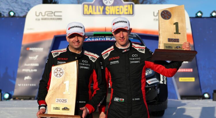 WRC - Rallye de Suède : Elfyn Evans mène un triomphe Toyota Gazoo
