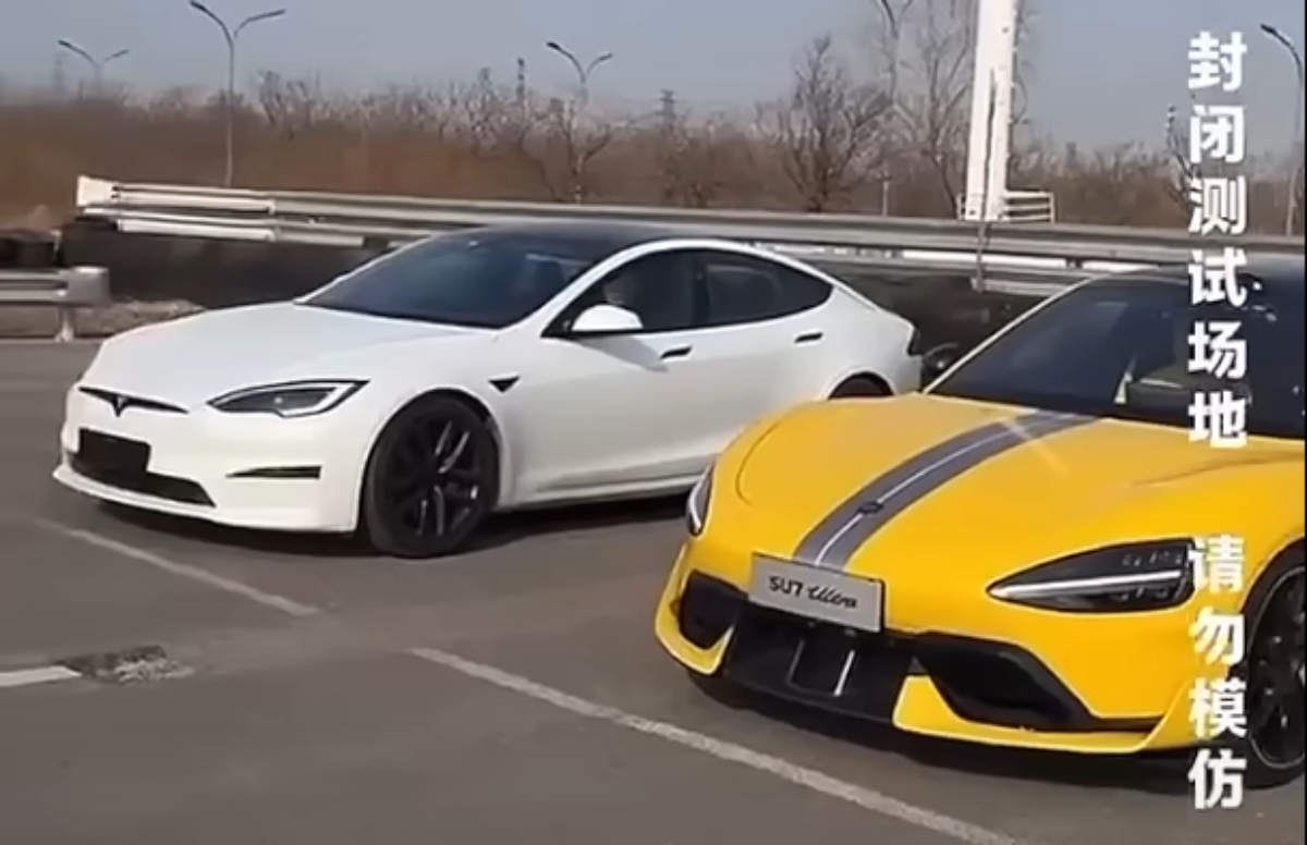 Drag Race Tesla Xiaomi vidéo