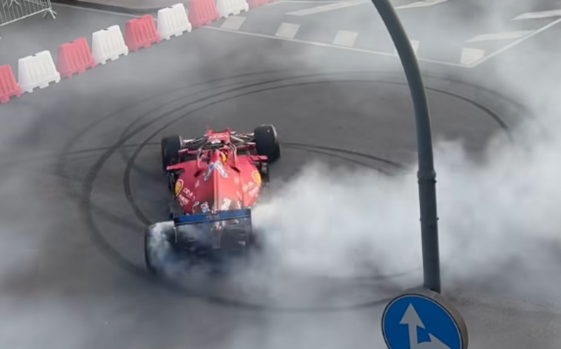 F1 Hamilton Leclerc Ferrari Milan vidéo