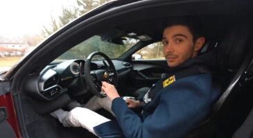 Esteban Ocon garage voitures F1 vid&eacute;o