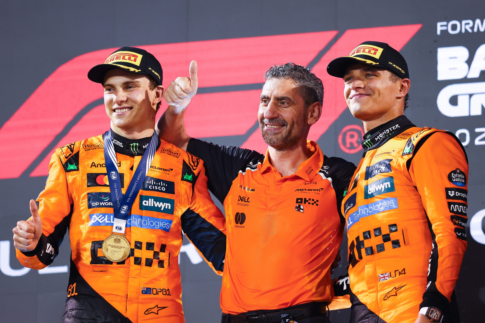 McLaren F1 Lando Norris Oscar Piastri 2025
