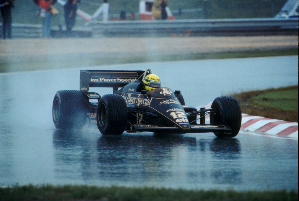 Ayrton Senna Lotus F1 Estoril Portugal 1985