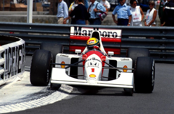Senna au Grand Prix de Monaco 1992