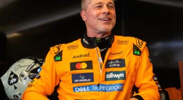 Brad Pitt McLaren MCL60 F1 Austin 2025