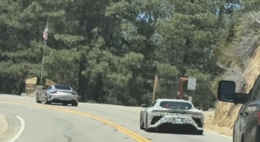 Lexus LFR camoufl&eacute;e Californie