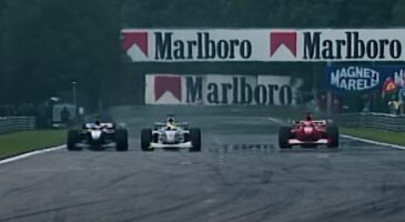 Mika H&auml;kkinen Michael Schumacher F1 McLaren Ferrari Spa Belgique Grand Prix 2000