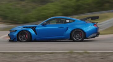 Max Verstappen nouvelle Ford Mustang GTD essai 2025 vid&eacute;o