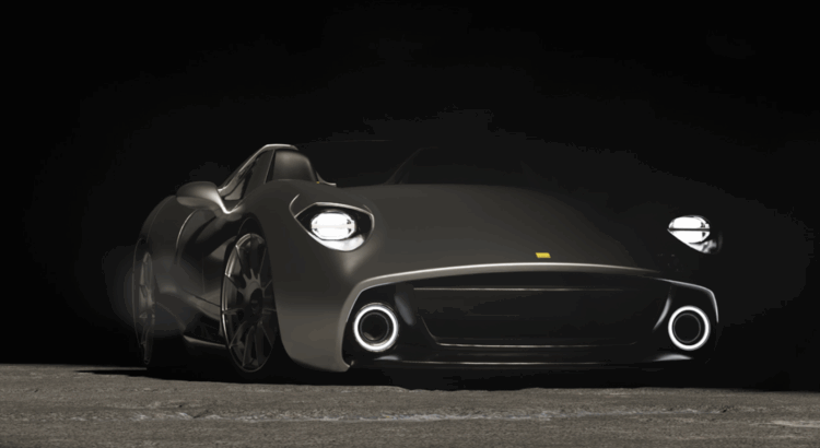 Ce petit roadster anglaise cache un V8 atmo ou un énorme V12