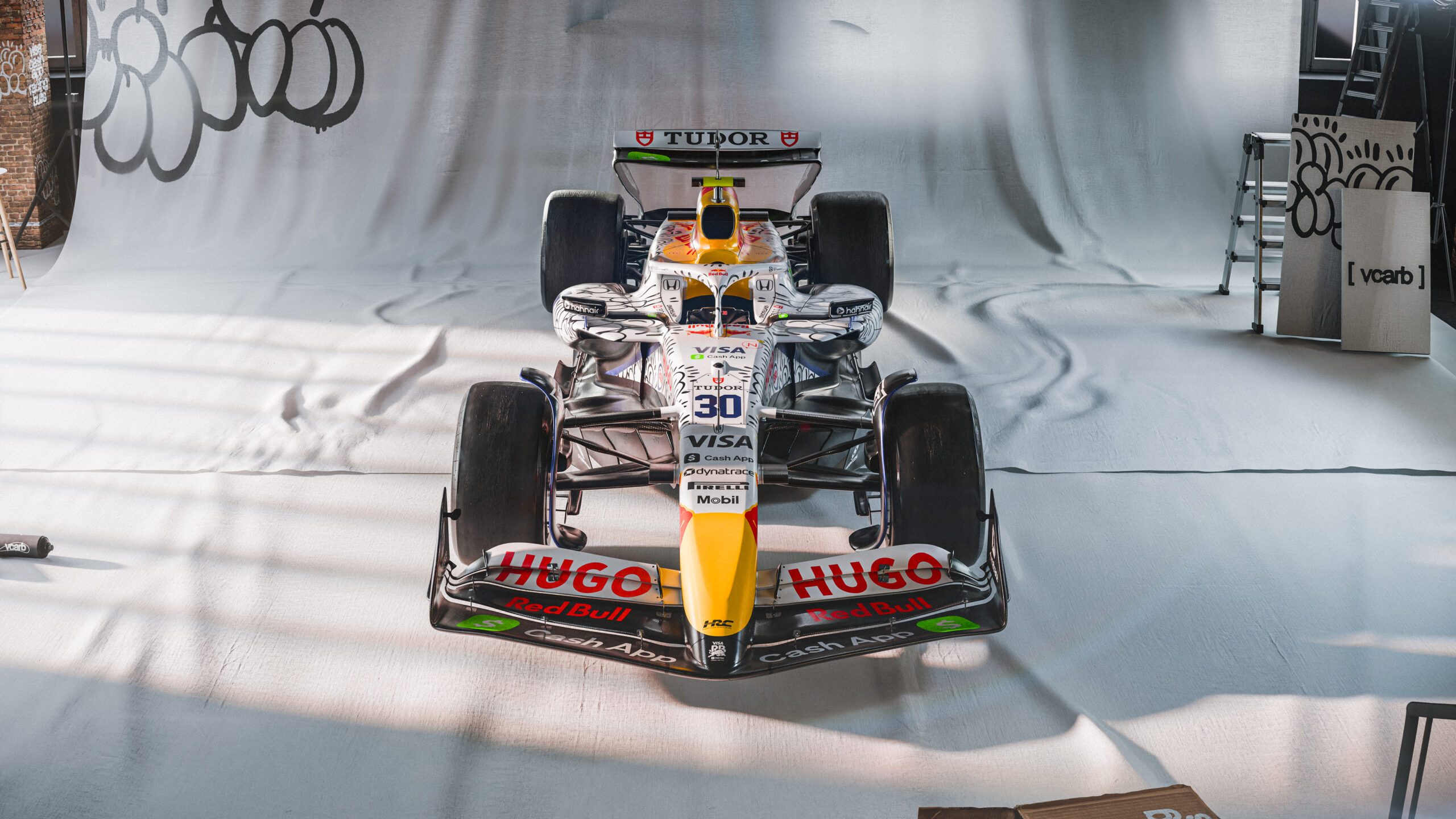 Une livrée spéciale à Silverstone pour le team Visa Cash App Racing Bull