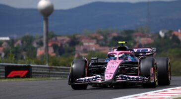 F1 pilote Alpine Colapinto accident test Hungaroring 2025