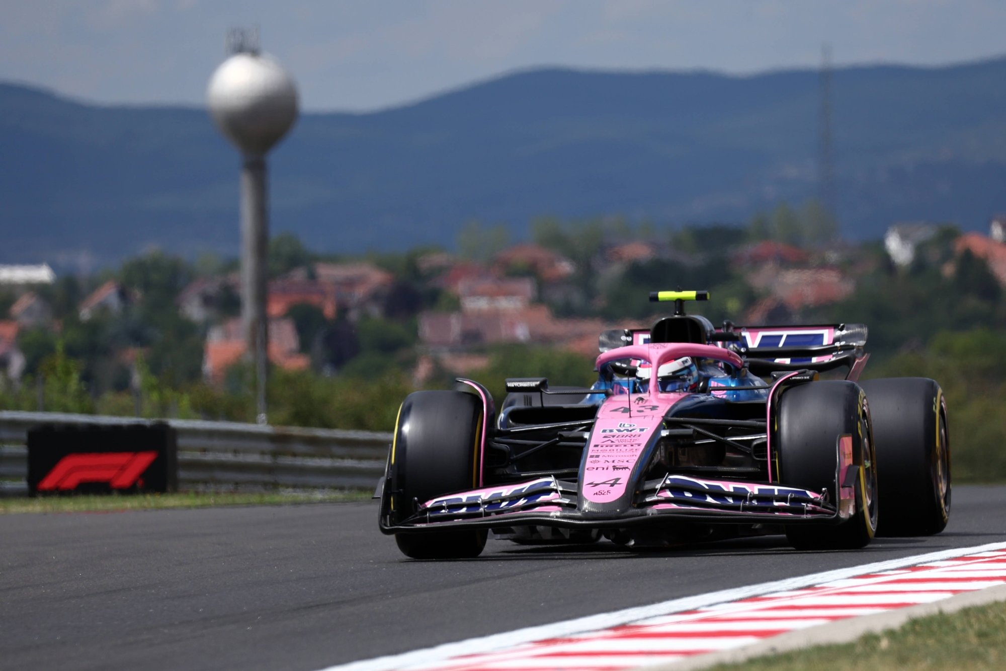 F1 pilote Alpine Colapinto accident test Hungaroring 2025