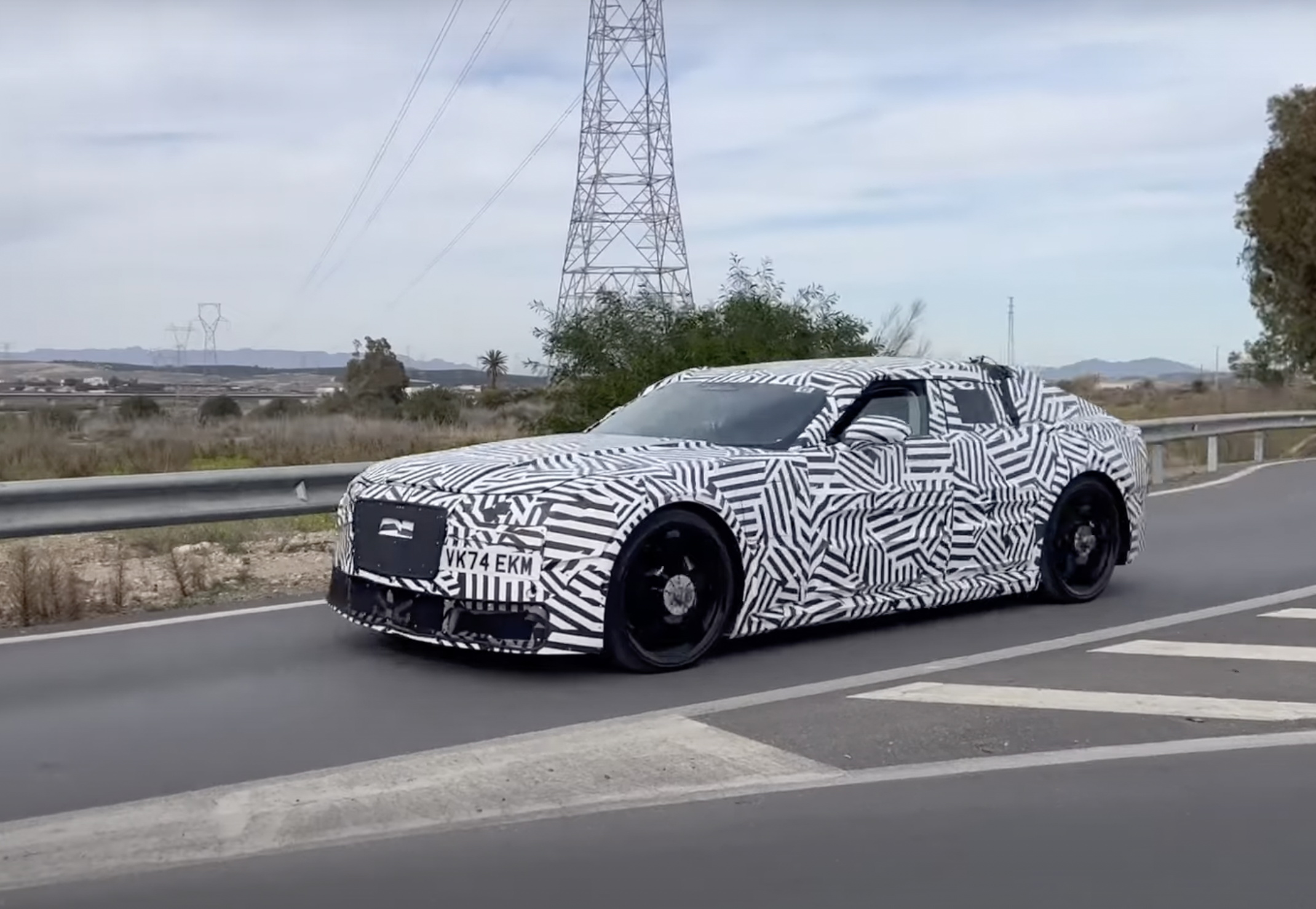 Jaguar Type 00 faux V8 sound