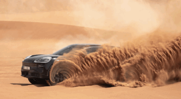 Porsche Cayenne EV test IA