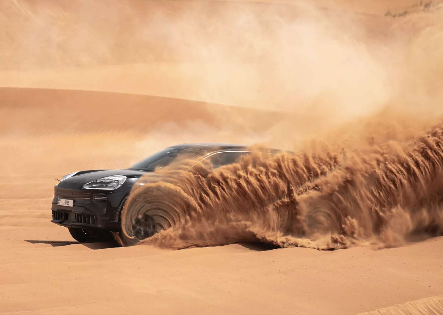 Porsche Cayenne EV test IA